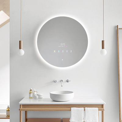 10.1“ Touchscreen Slimme Spiegel, Geleide de Badkamersspiegels van IP65 PCAP rond