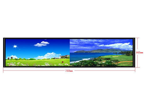 1920X380 de resolutie rekte Barlcd Vertoning 19,1 Duim voor reclame uit