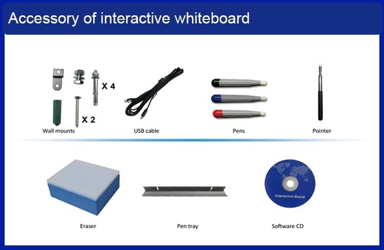 95“ Onderwijs Interactieve Whiteboard, allen in Één Interactieve Slimme Raad van 3840x2160
